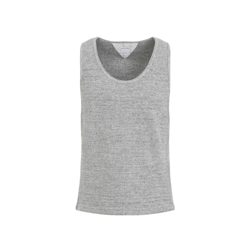 Bottega Veneta Ribbed Tank Top Grey T-Shirts