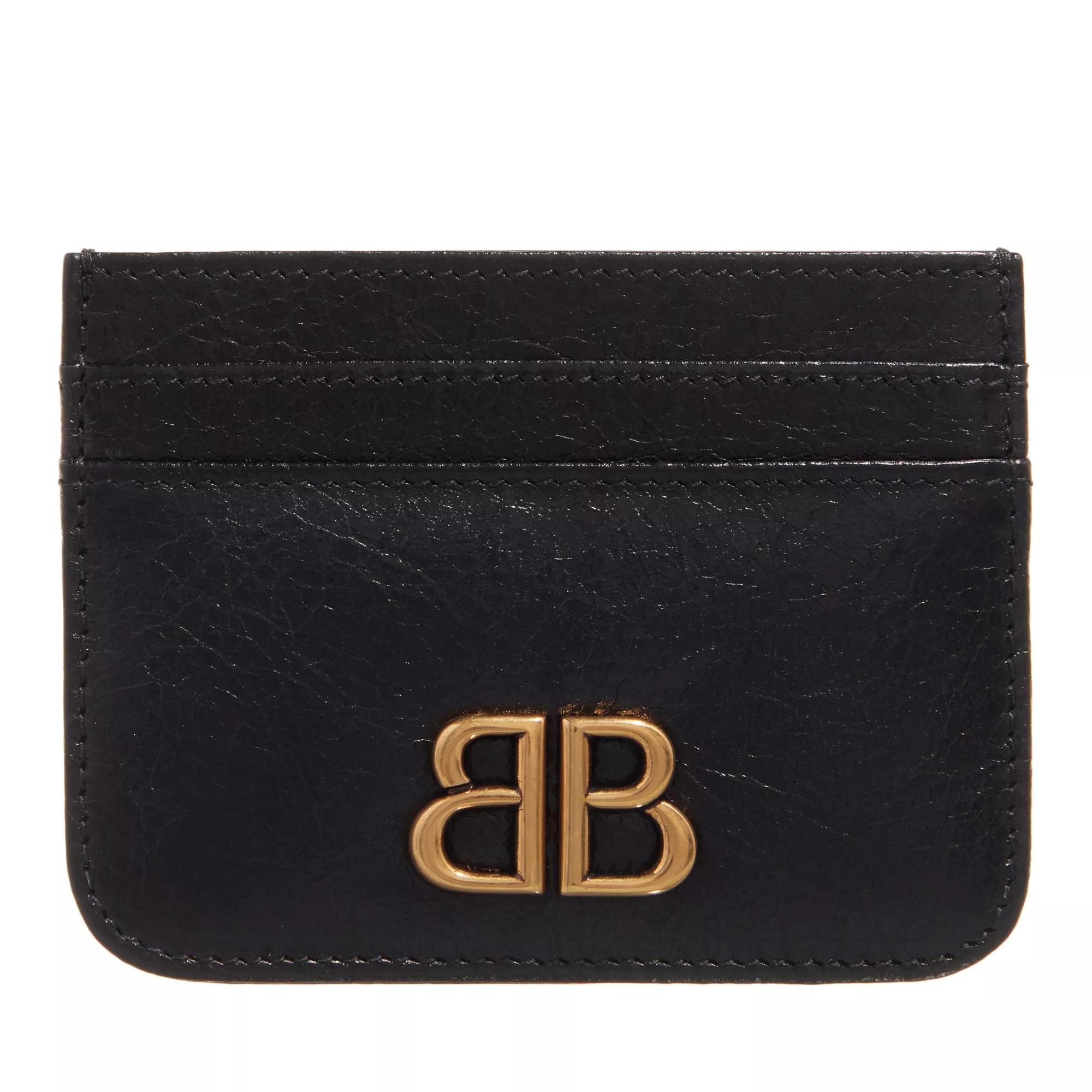 Balenciaga Portemonnaies - Monaco Card Holder - Gr. unisize - in Schwarz - für Damen