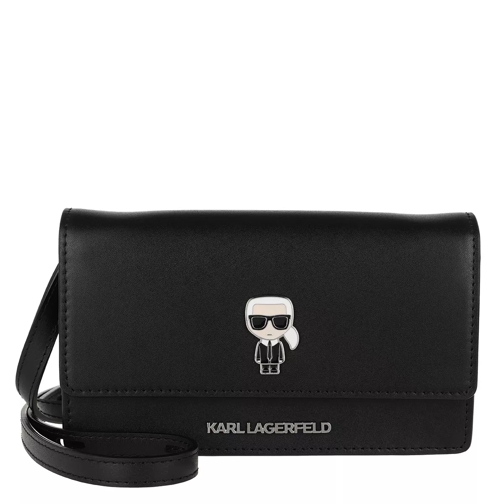 Karl Lagerfeld Ikonik Pin Flat Woc Crossbody Bag Black Cross body-väskor