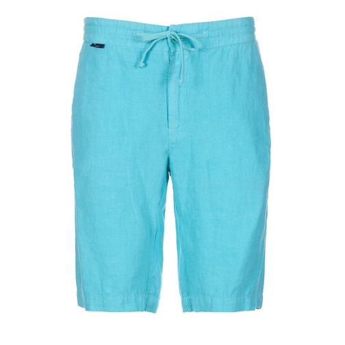 4651 Linen Bermuda TURQUOISE Leinen Shorts