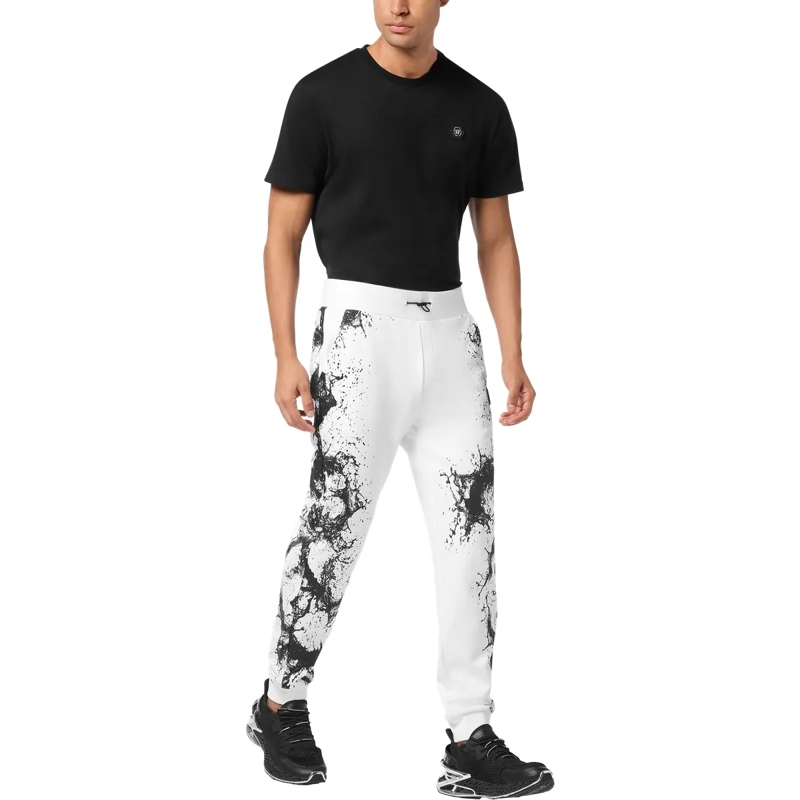 Plein Sport Jogginghose Jogginghosen Splash weiss(Image 4)