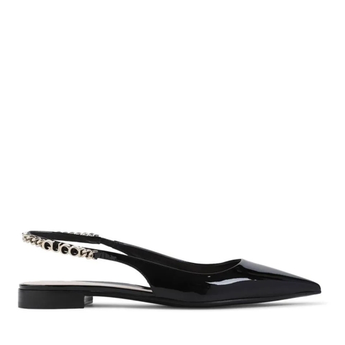 Gucci Black Leather Signoria Ballerina Black Ballerina