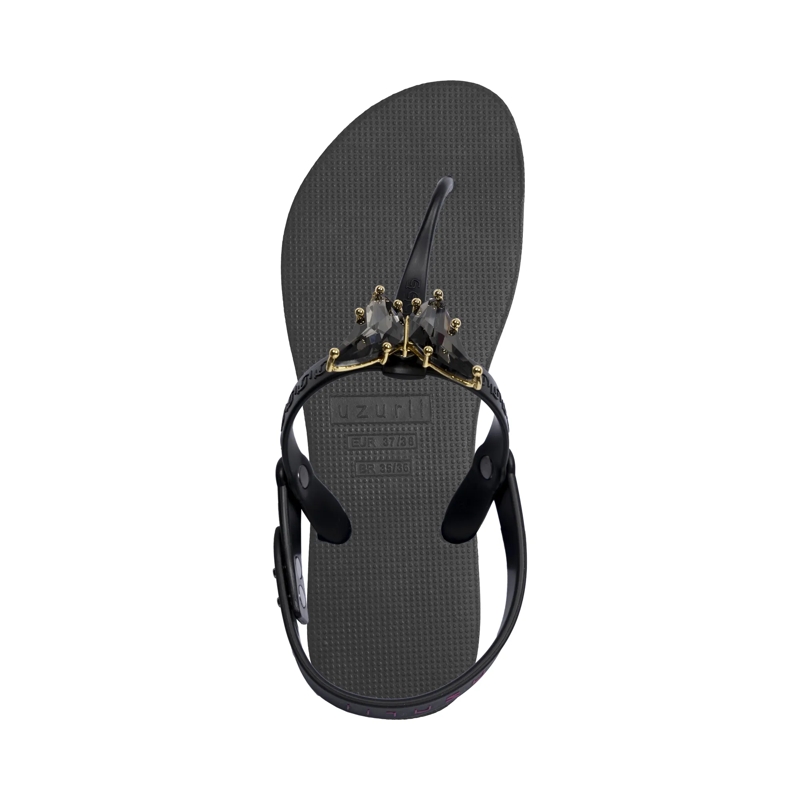 UZURII Flip Flops Zehentrenner Python Bronze schwarz(Image 6)