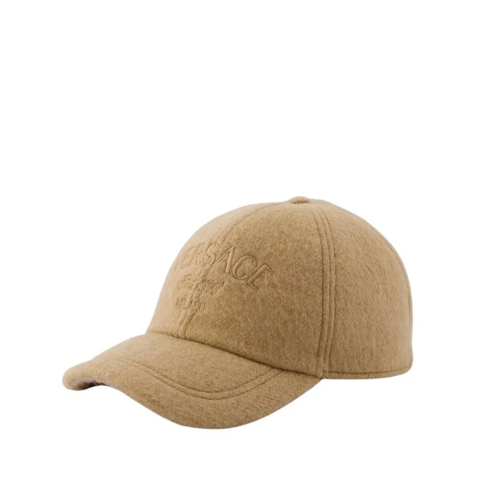 Versace Mützen - Baseball Cap - Cotton - Beige - Gr. 60 - in Braun - für Damen