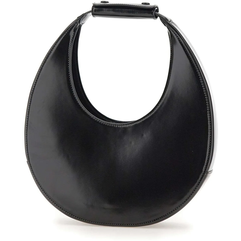 Staud Schultertasche Moon Shoulder Bag - Leather - Black Black