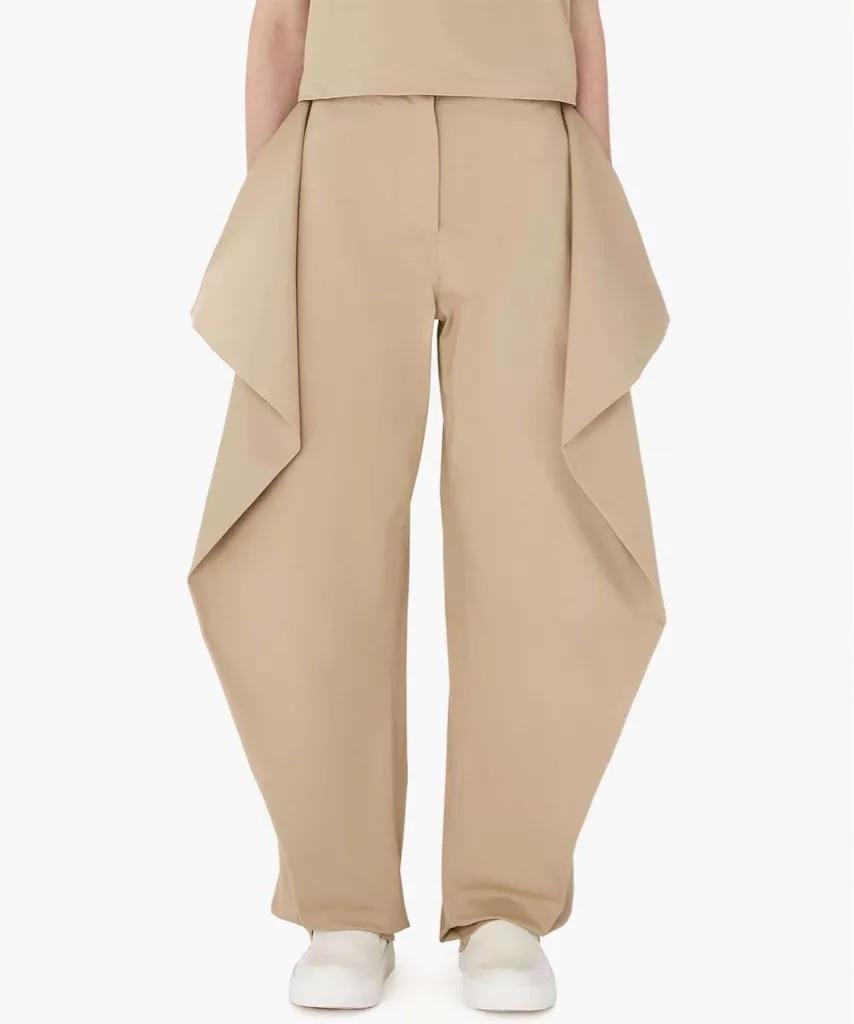 J.W.Anderson - JW ANDERSON Baumwollhose mit Überschlag - Größe XS - multi