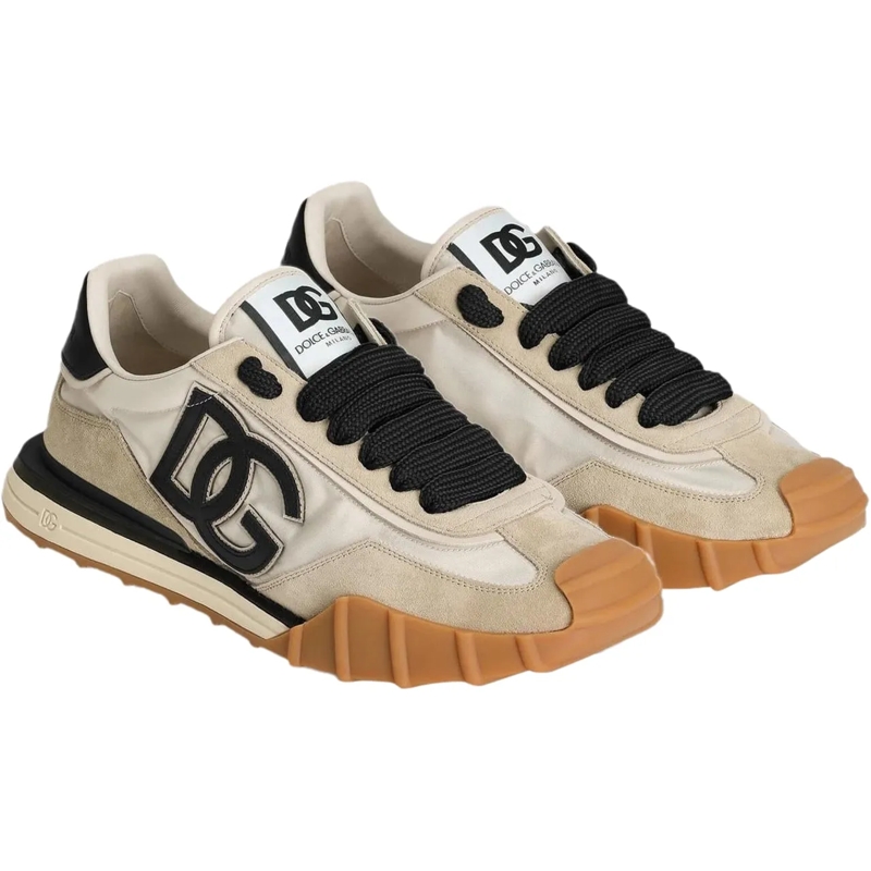 Dolce&Gabbana Low-Top-Sneaker Heren Athletic Sneaker Beige beige(Image 2)