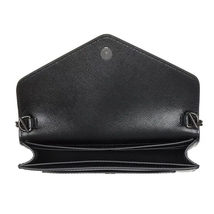 Black wallet purse 2024 with shoulder strap