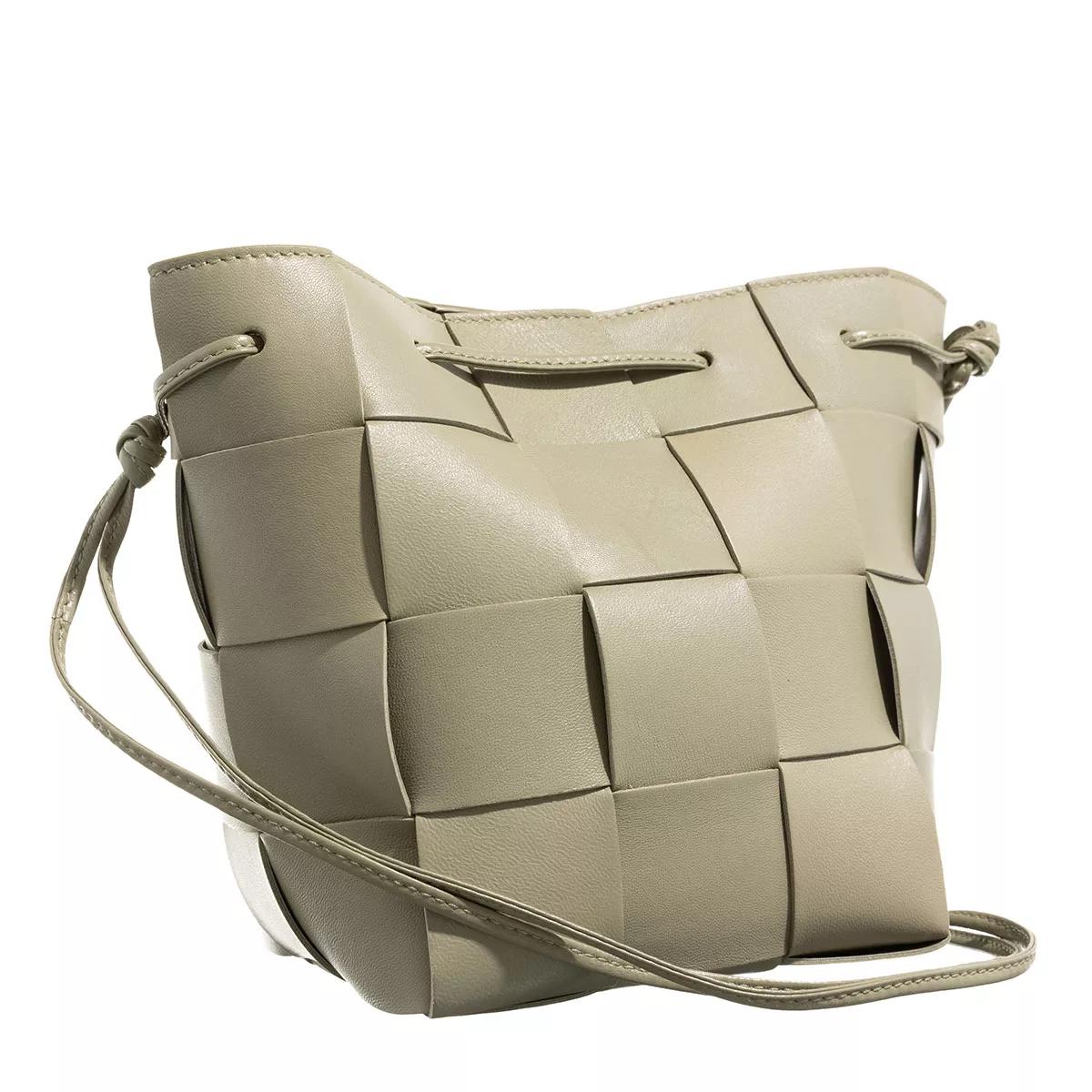 Bottega Veneta Bucket bags Small Cassette Bucket Bag in groen