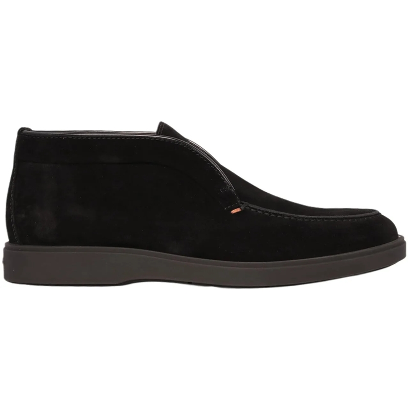 Santoni Sneaker basse Halfhoge Instapper schwarz