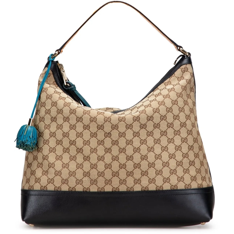 Gucci Sac à bandoulière GG Canvas Cheer Hobo braun