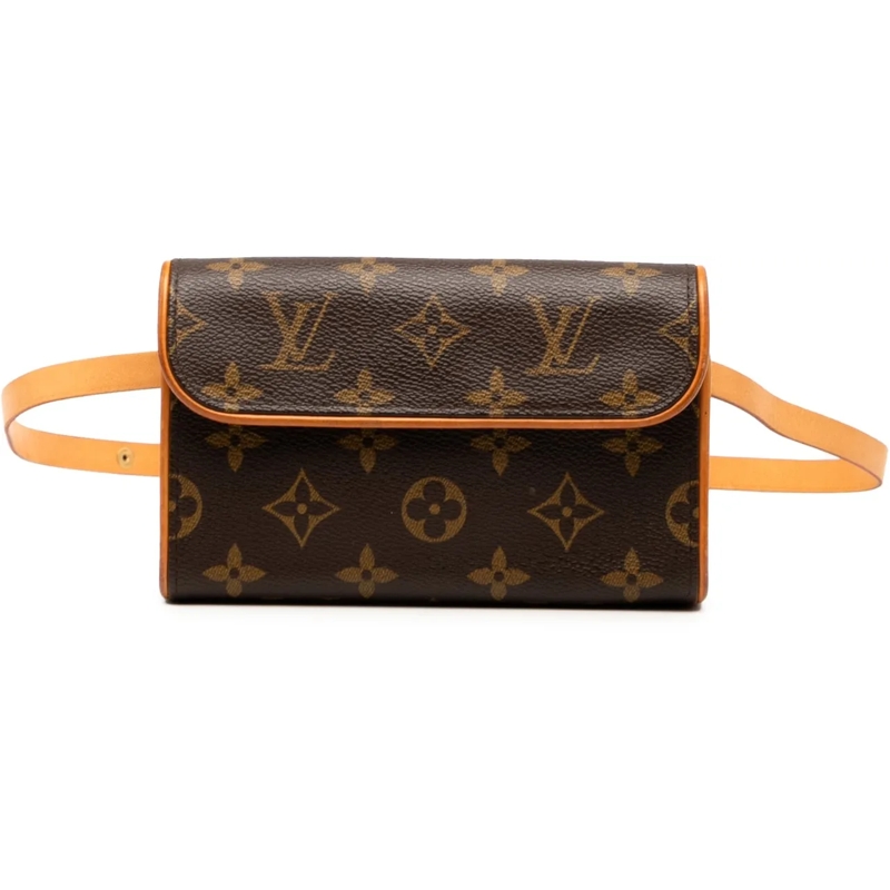 Louis Vuitton Gürteltasche Monogram Pochette Florentine braun