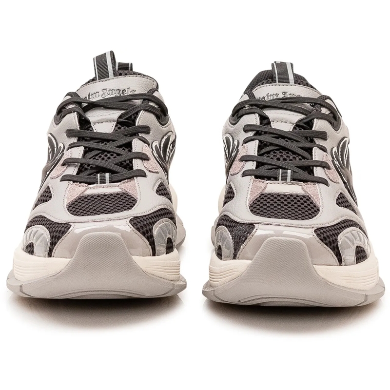 Palm Angels Low-Top-Sneaker Palm Runner Sneakers con Inserti Mesh grau(Image 2)