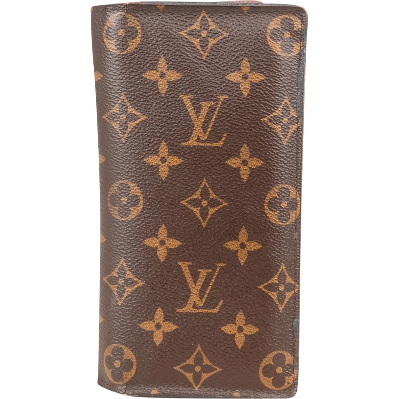 Louis Vuitton Geldbörse Louis Vuitton Canvas Monogram Brazza Wallet braun