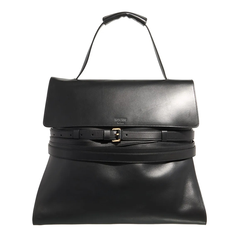 Moschino Satchel Shoulder Bag Fantasia Nero