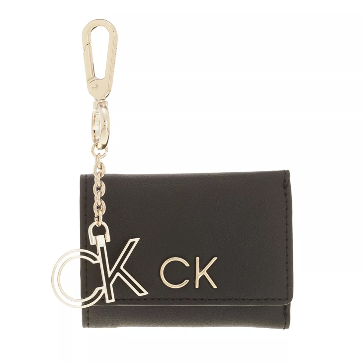 Calvin Klein Tri-Fold wallet-keychain Set - Black