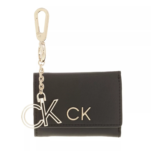 Calvin Klein Trifold Xxs + Keyfob Black Tri-Fold Portemonnaie