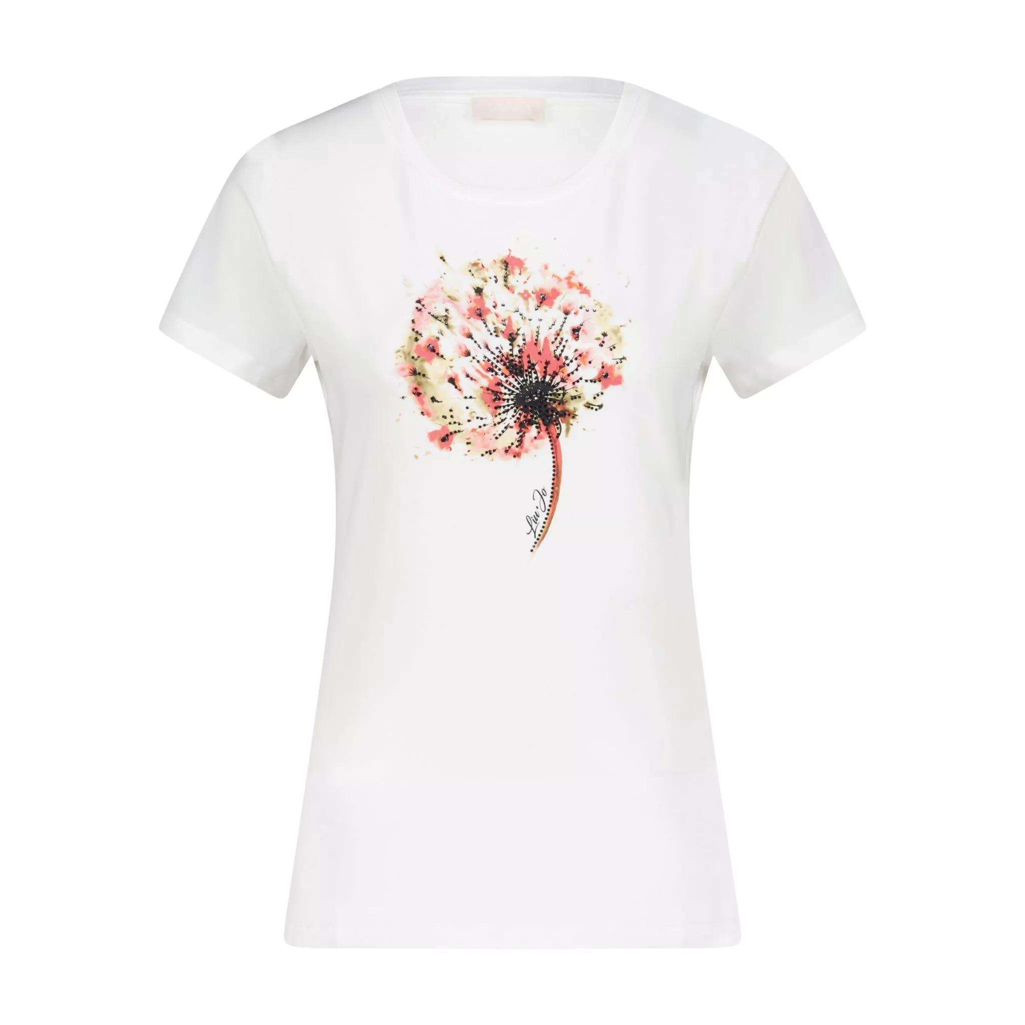 LIU JO - T-Shirt mit Print 47702411936090 - Größe XS - white