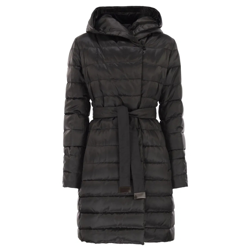 Max Mara  Novef - Reversible Down Jacket In Water-Repellent  Black