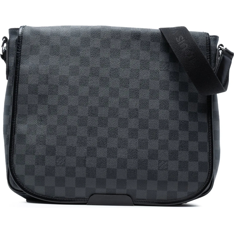 Louis Vuitton Schultertasche Damier Graphite Daniel MM schwarz