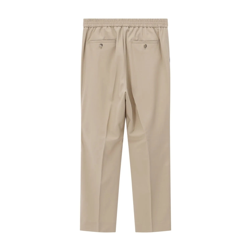 AMI Paris Freizeithose Stoffhose aus Wolle beige(Image 3)