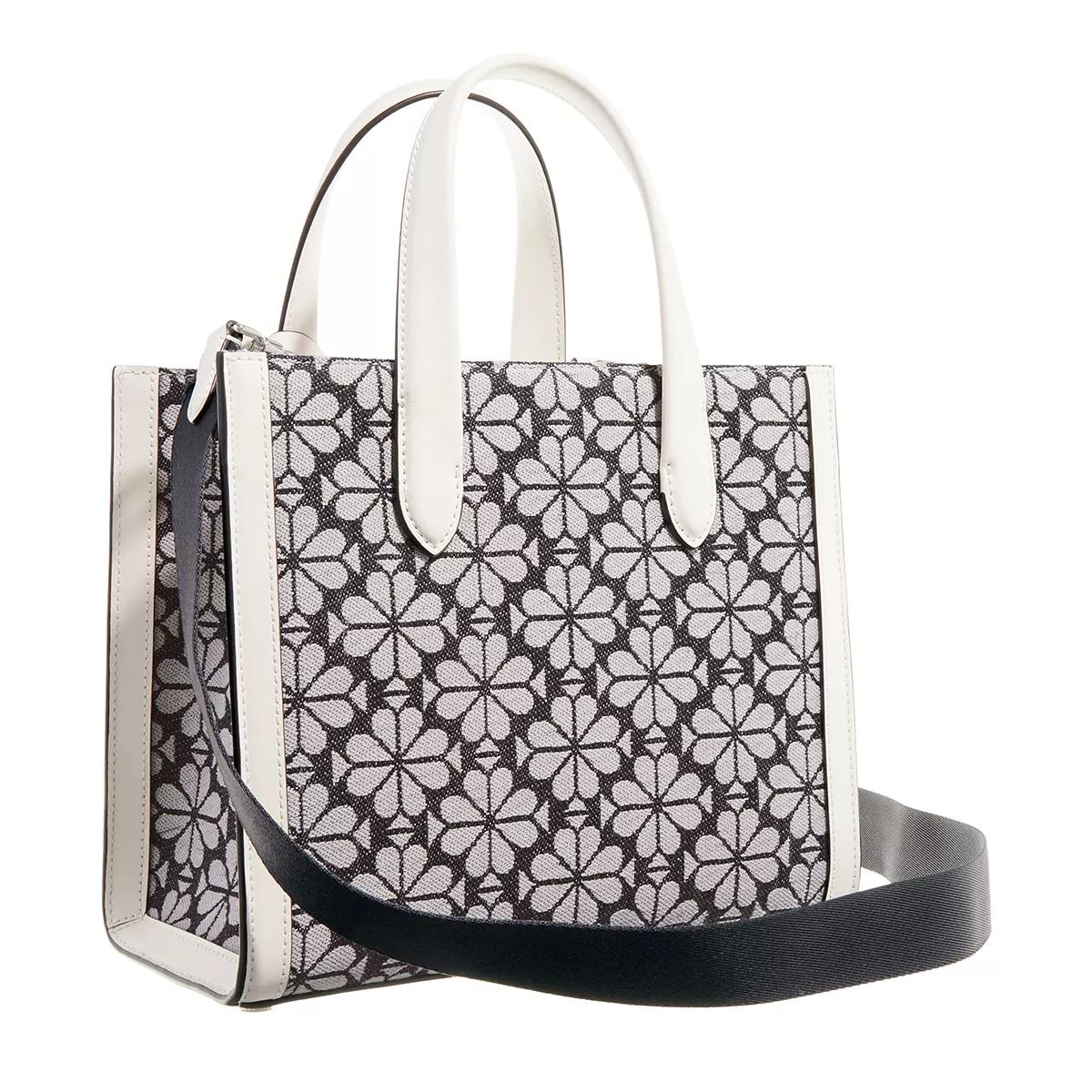 kate spade new york Totes Spade Flower Jacquard Manhattan Small Tote in grijs