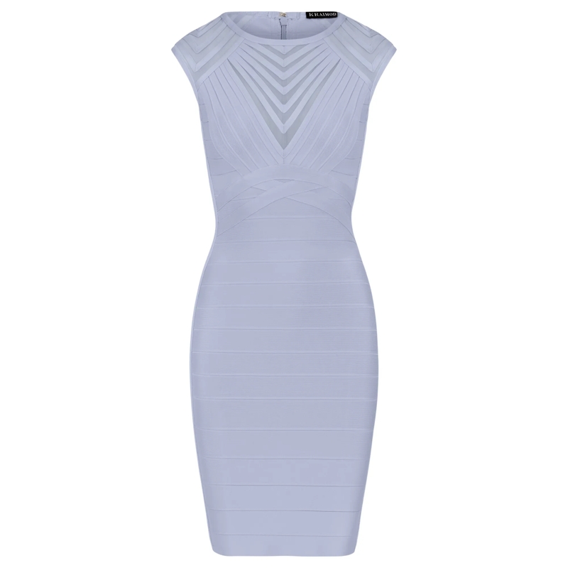 Kraimod Minikleid Bandage Kleid hell-blau