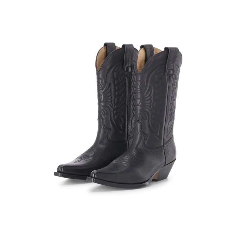 Maison Margiela Laarzen Cowboy Boots Schwarz