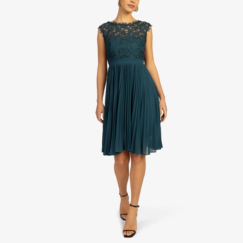 Kraimod Midikleid Cocktailkleid petrol(Image 11)