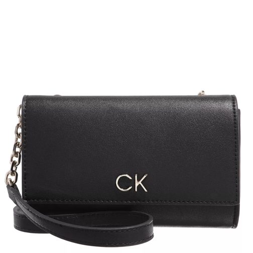 Calvin Klein Re-Lock Mini Bag Ck Black Wallet On A Chain