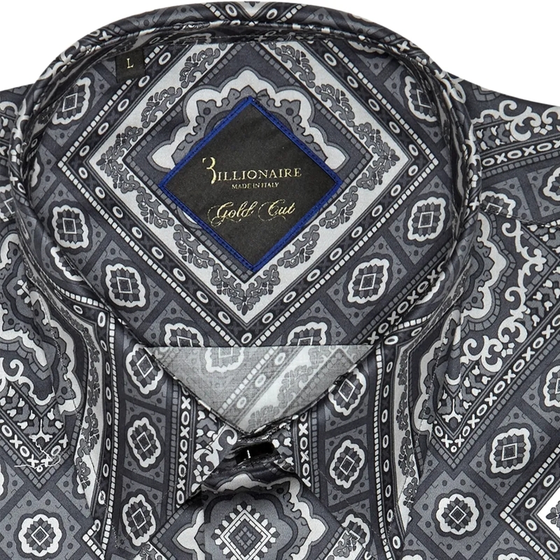 BILLIONAIRE Hemd Hemd Paisley schwarz(Image 5)
