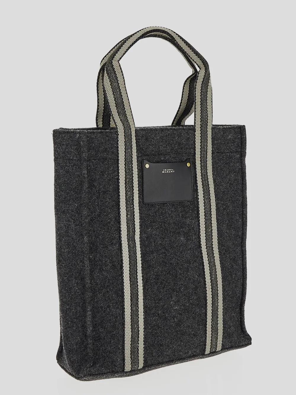 Isabel marant Shoppers & Totes Aruba Puebla Logo Patch Tote Bag in grijs