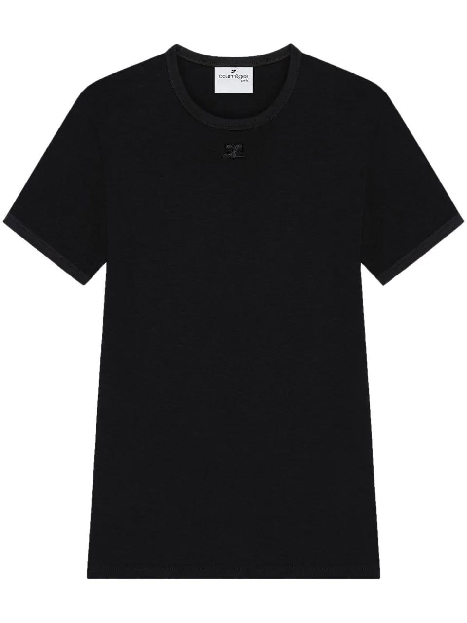 Thumbnail - Courrèges - T-Shirts And Polos Black - Größe XXL - schwarz
