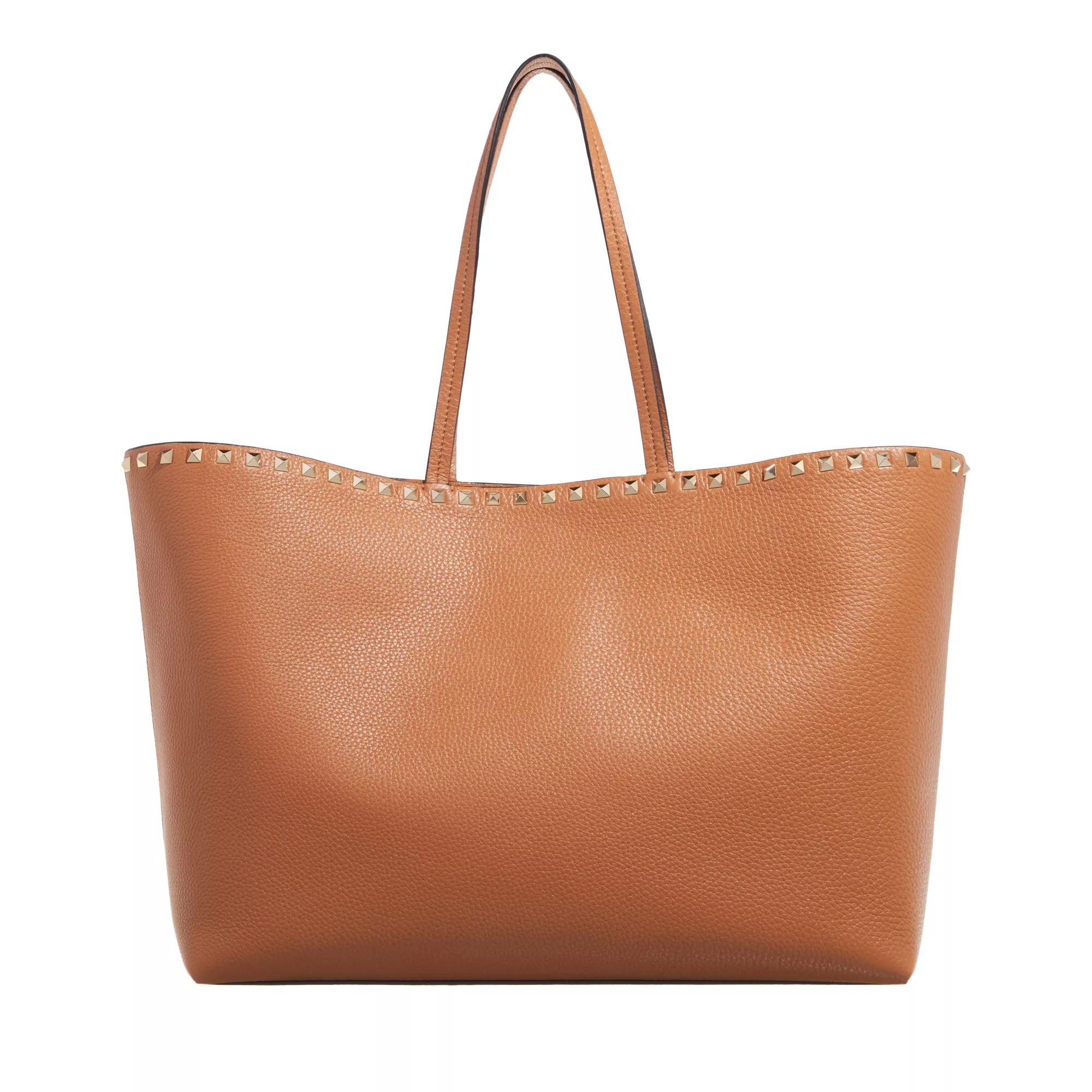 Valentino Garavani Tote - Tote Rockstud - Gr. unisize - in Braun - für Damen