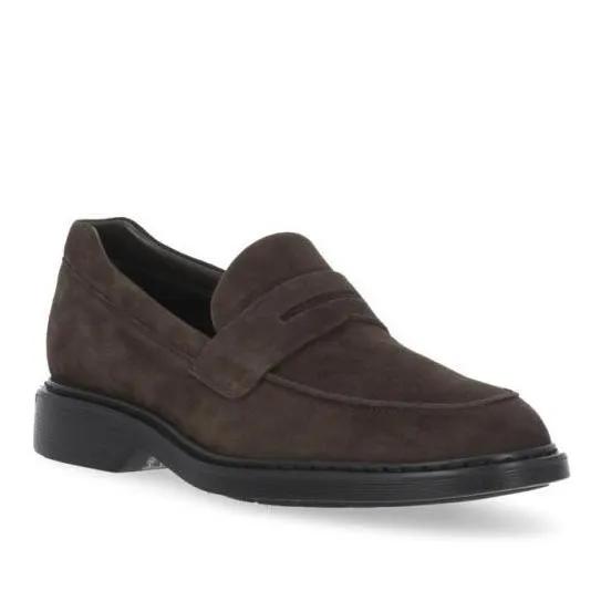 Hogan Loafers & Ballerinas - Suede Leather Loafers - Gr. 40,5 (EU) - in Braun - für Damen