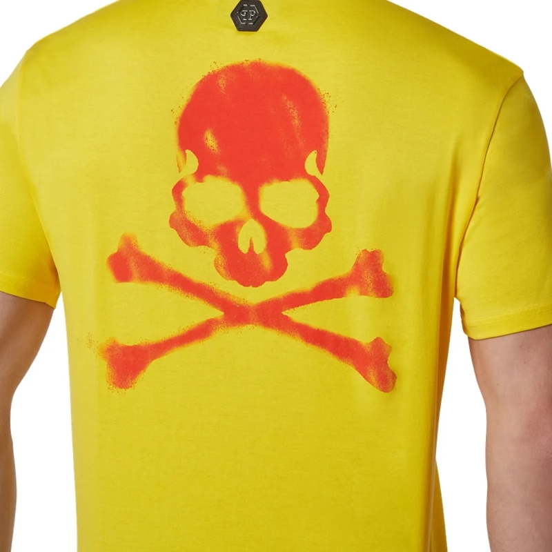 Philipp Plein T-Shirt T-Shirt Skull gelb(Image 5)