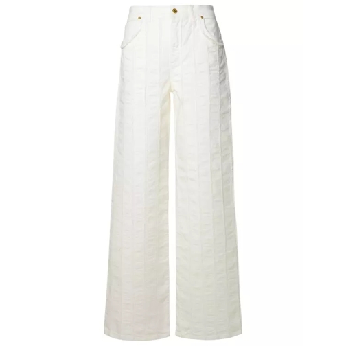 Blumarine White Cotton Jeans White 