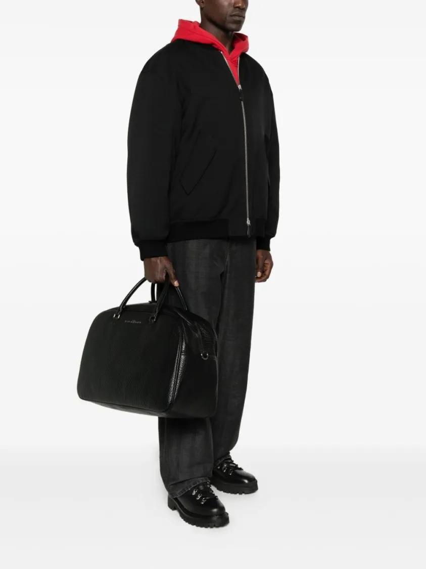 Thumbnail - John Richmond Koffer - Structured Black Bag With Clean Lines - Gr. unisize - in Schwarz - für Damen