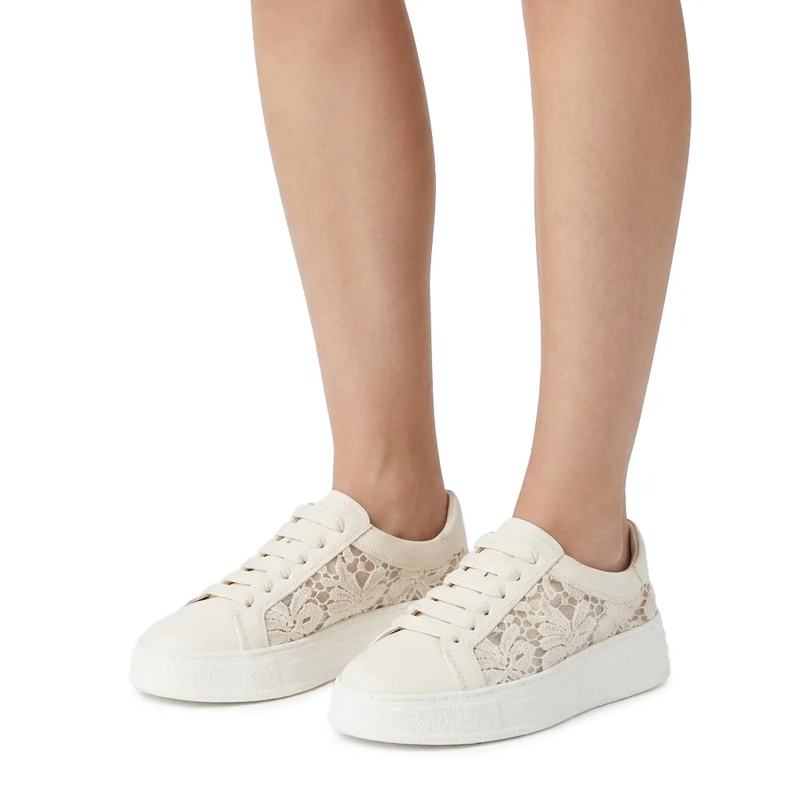 Agl Veterschoenen Sneaker Giuly Fabric weiß(Image 2)