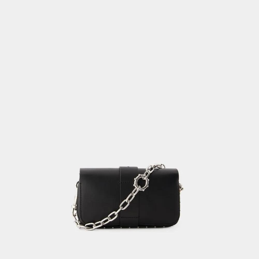 Zadig & Voltaire Zwarte leren Kate Wallet tas Black Dames