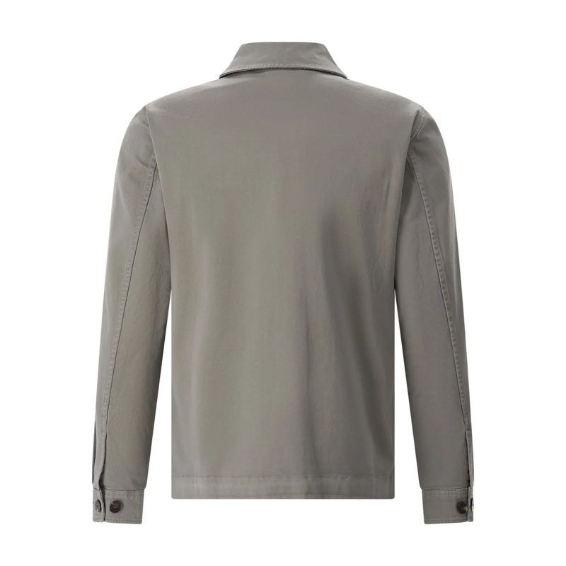 Woolrich Veste de transition Leichte Jacke aus Baumwolltwill grün(Image 2)