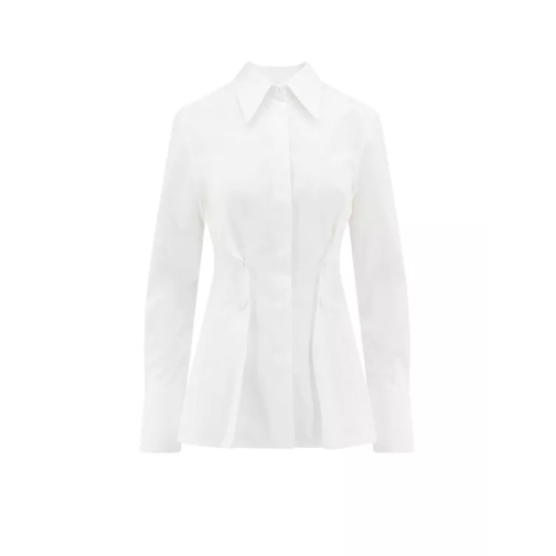 Givenchy Cotton Shirt With Pleated Effect White 