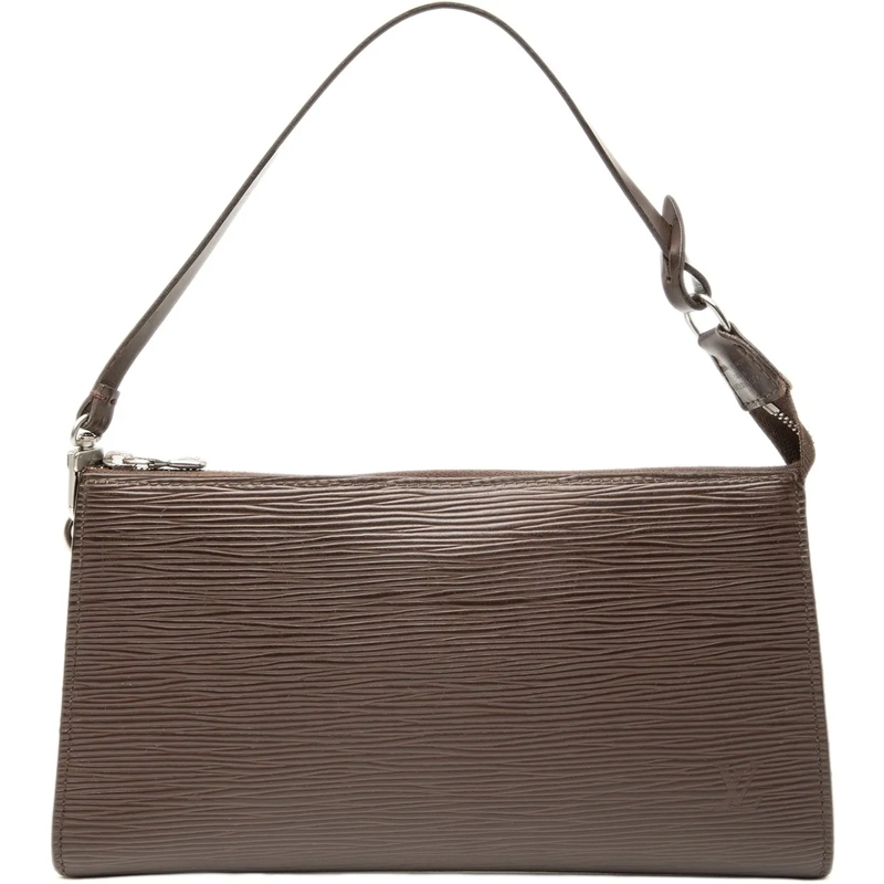 Louis Vuitton Schultertasche Epi Pochette Accessoires braun