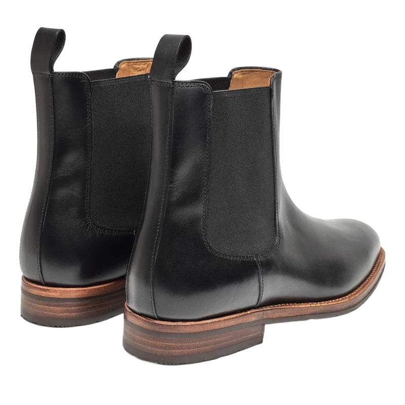 Heinrich Dinkelacker Chelsea-laarzen Chelsea Boots Luzern Plain BC schwarz(Image 3)