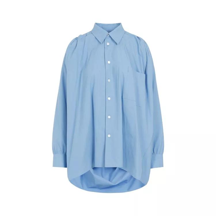 Bottega Veneta - Light Blue Cotton Shirt - Größe 40 - blue