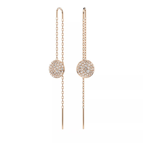 Swarovski Meteora drop earrings Rose gold tone Drop Earring