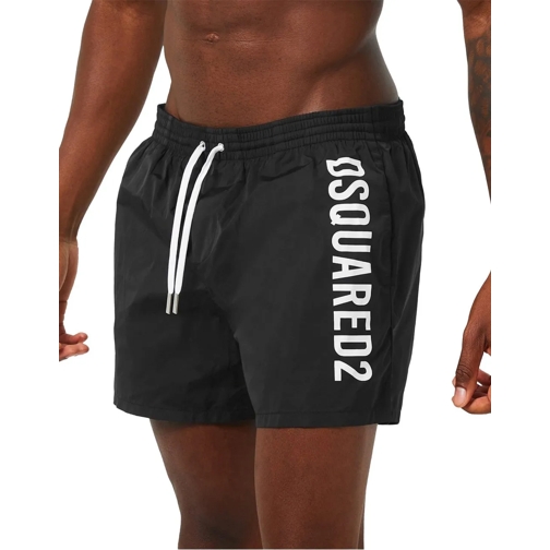 Dsquared2  Logo Midi Swim Shorts schwarz (Image 4)
