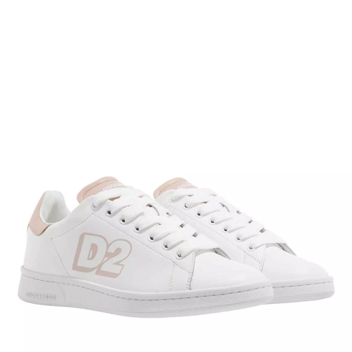 Dsquared2 Sneakers White/Rosa lage-top sneaker