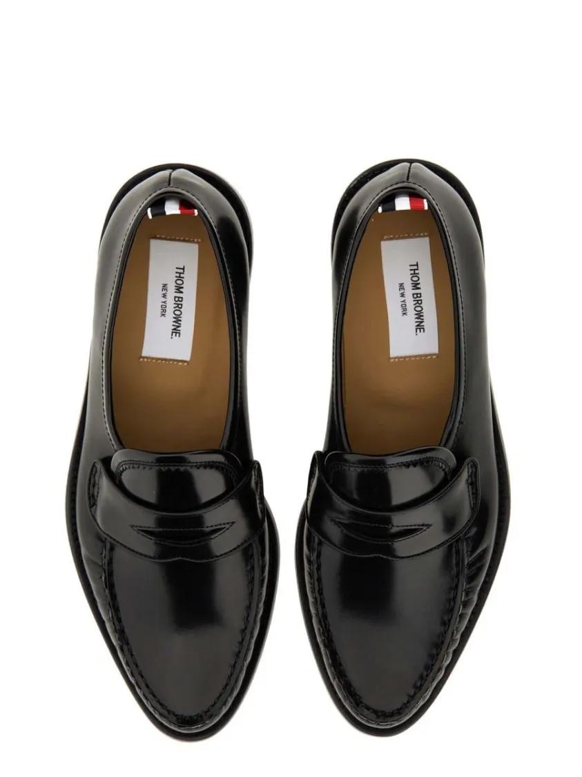 Thumbnail - Thom Browne Loafer - Leather Loafer - Gr. 9 - in Schwarz - für Damen