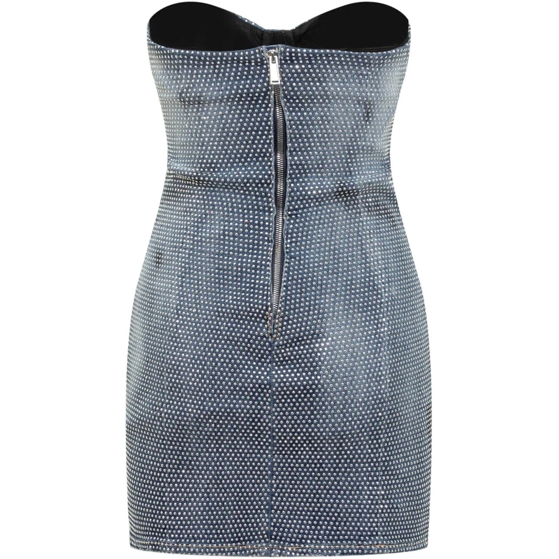 Dsquared2 Mini-robe Abito  Corto blau(Image 2)